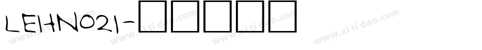 LEHN021字体转换