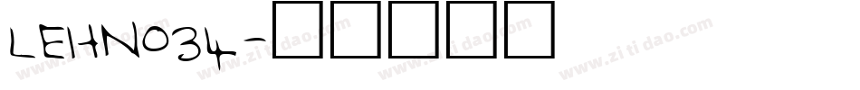 LEHN034字体转换