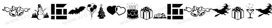 pf_holiday_peace字体转换
