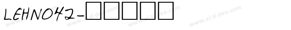 LEHN042字体转换