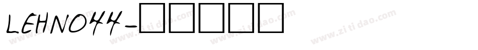 LEHN044字体转换