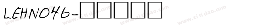 LEHN046字体转换