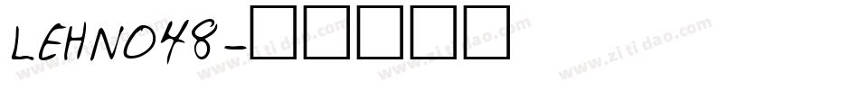 LEHN048字体转换