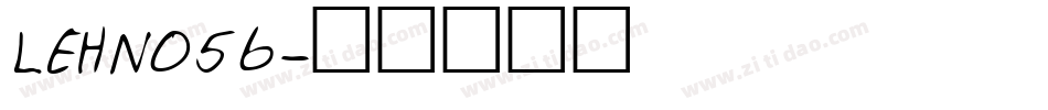 LEHN056字体转换