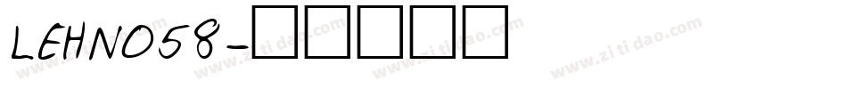 LEHN058字体转换