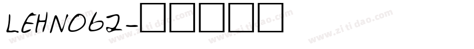 LEHN062字体转换