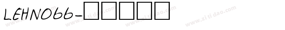 LEHN066字体转换