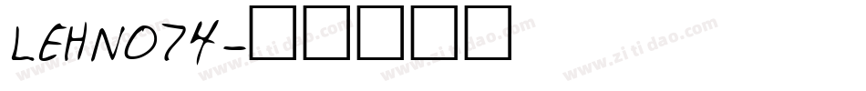 LEHN074字体转换