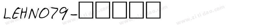 LEHN079字体转换