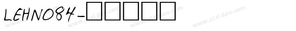 LEHN084字体转换