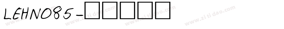 LEHN085字体转换