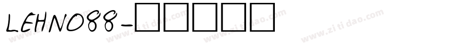 LEHN088字体转换