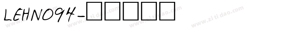 LEHN094字体转换