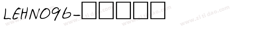 LEHN096字体转换