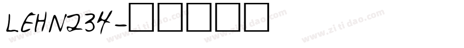 LEHN234字体转换