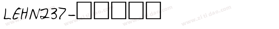 LEHN237字体转换