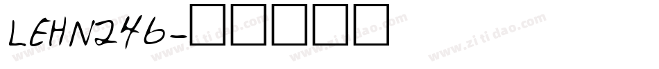 LEHN246字体转换
