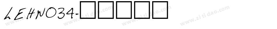 LEHN034字体转换