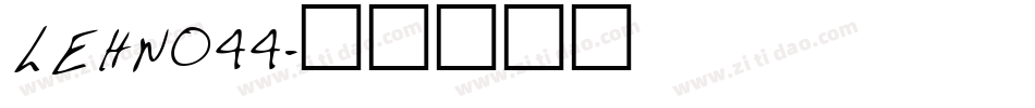 LEHN044字体转换
