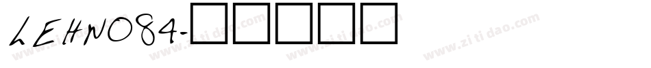 LEHN084字体转换