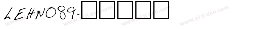 LEHN089字体转换