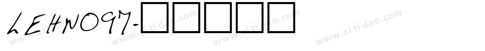 LEHN097字体转换