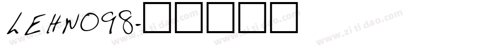 LEHN098字体转换