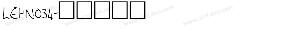 LEHN034字体转换