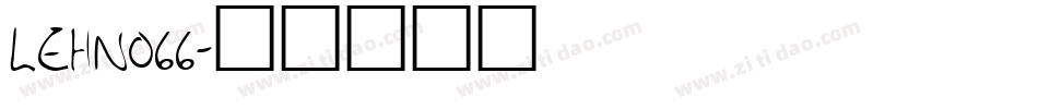 LEHN066字体转换