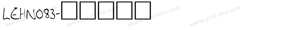 LEHN083字体转换