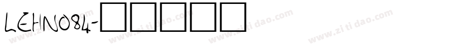 LEHN084字体转换
