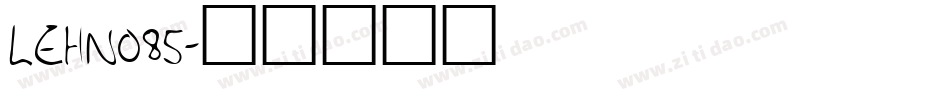 LEHN085字体转换
