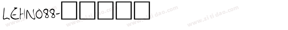 LEHN088字体转换