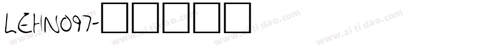 LEHN097字体转换
