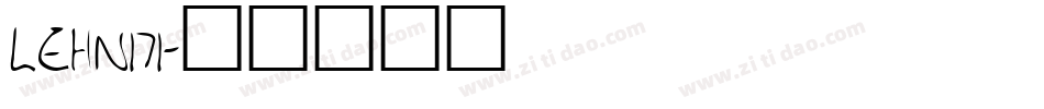 LEHN171字体转换