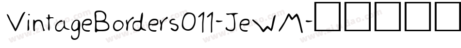 VintageBorders011-JeWM字体转换