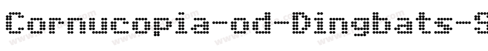 Cornucopia-od-Dingbats-Six字体转换