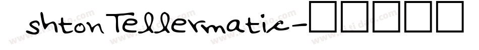 AshtonTellermatic字体转换