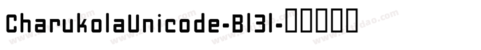 CharukolaUnicode-Bl3l字体转换