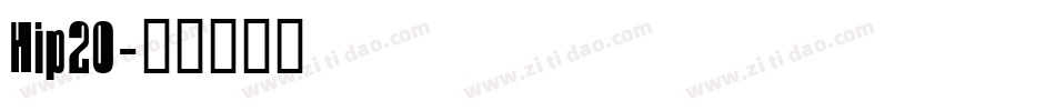 Hip20字体转换
