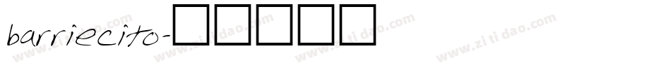 barriecito字体转换