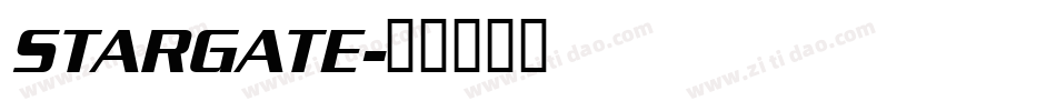 STARGATE字体转换