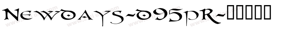 Newdays-d95pR字体转换