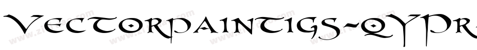 Vectorpaintigs-qYPr字体转换