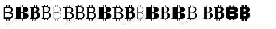 FontBitcoinColor-lnZD字体转换