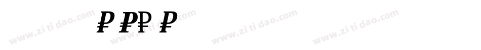 PtSerifItalic-M38p字体转换