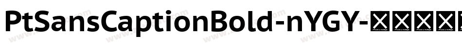 PtSansCaptionBold-nYGY字体转换