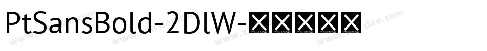 PtSansBold-2DlW字体转换