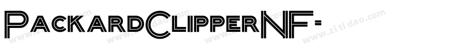 PackardClipperNF字体转换