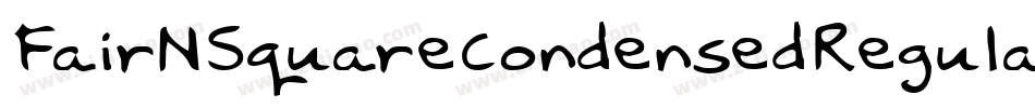 FairNSquareCondensedRegularItalic-r037字体转换